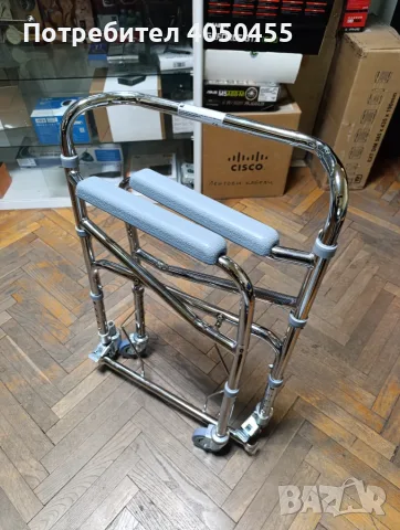 Чисто нов неизползван комбиниран стол за тоалет и баня CA615 (до 100 кг), снимка 3 - Тоалетни столове - 55693854