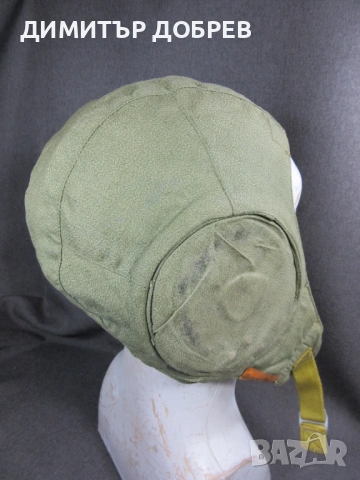 СТАР ВОЕНЕН ПИЛОТСКИ ШЛЕМОФОН ПОДШЛЕМНИК ГШ-6 БРЕЗЕНТОВ СССР БНА МИГ, снимка 4 - Антикварни и старинни предмети - 54154776