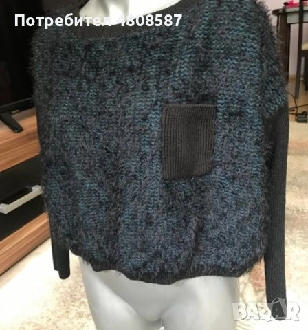 Дамска широка блуза с дълъг ръкав, снимка 5 - Блузи с дълъг ръкав и пуловери - 54512885