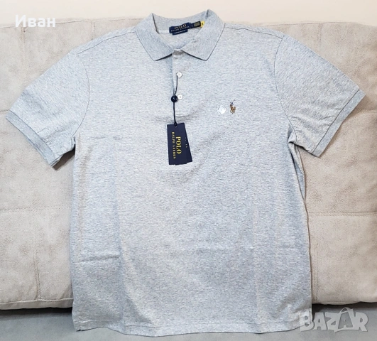 Нова оригинална фланелка Polo Ralph Lauren custom slim fit - размер XL, L, M - 100% памук, снимка 7 - Тениски - 54072405