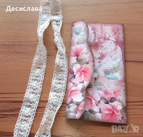 Картичка-плик с цветя и колело, снимка 5 - Други - 54669121