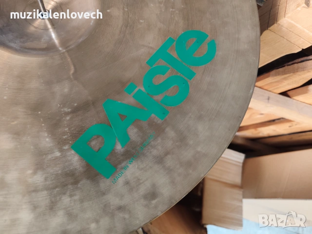 Paiste 1000 Ride 20" Drum Cymbal West Germany - 20 инча райд чинел, снимка 9 - Ударни инструменти - 54946061