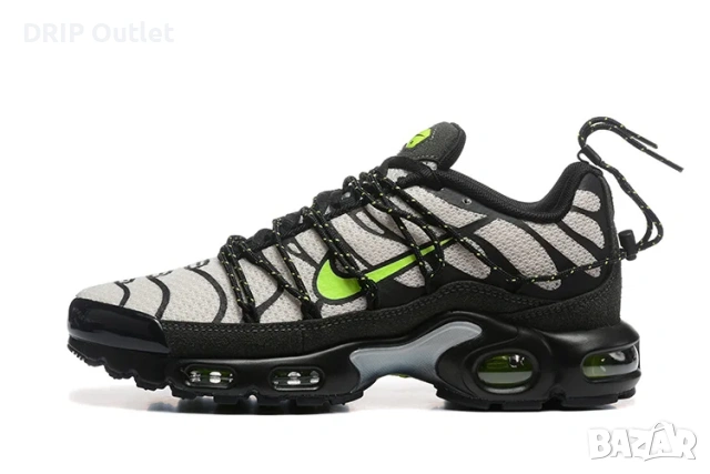 !НОВИ! Nike Air Max Plus 'TN' Utility | Black/Tan/Volt | + КУТИЯ, снимка 4 - Маратонки - 55283063