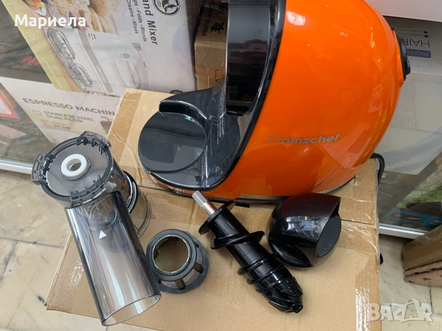 Бавнооборотна сокоизтисквачка 150W / Студено пресоване, снимка 9 - Сокоизстисквачки и цитрус преси - 55233781