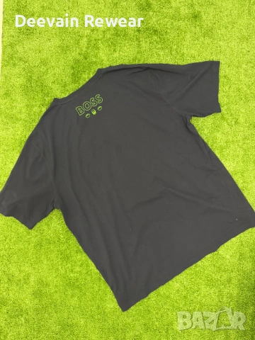 Boss NFL | Спортен | Мъжка тениска | Размер: 3XL | Синя | Употребявана (дефект на щампата), снимка 2 - Тениски - 54744479