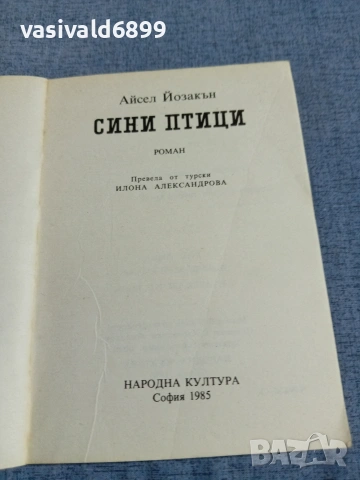 Айсел Йозакън - Сини птици , снимка 4 - Художествена литература - 55252231