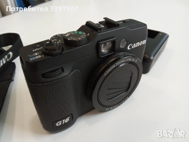 Продавам Canon PowerShot G16, снимка 6 - Фотоапарати - 55185162