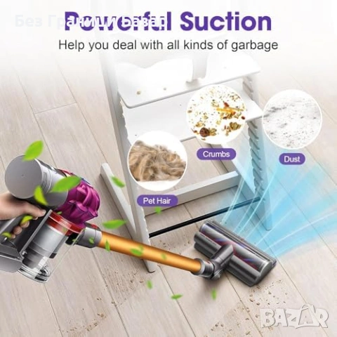 Нова Резервна Глава за Dyson V7 V8 V10 V11 V15 анти заплитане 100W, снимка 3 - Прахосмукачки - 53965776