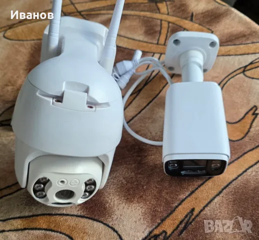 Външна wi-fi Куполна Камера 5mp, 3mp, iCSee, снимка 4 - IP камери - 55326516