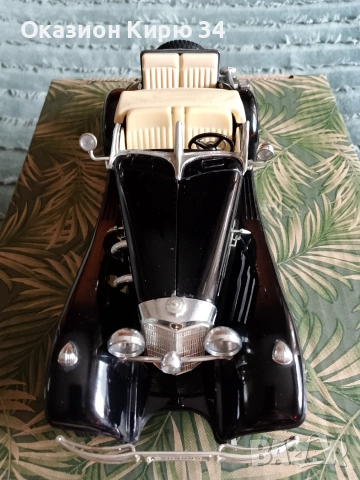 Burago Mercedes Benz 500 K Roadster , снимка 10 - Колекции - 55261236