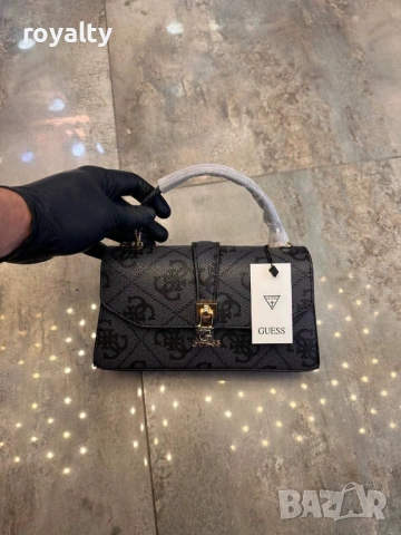 Guess Нова Кожена Дамска Чанта Гес Различни Цветове , снимка 4 - Чанти - 54649776