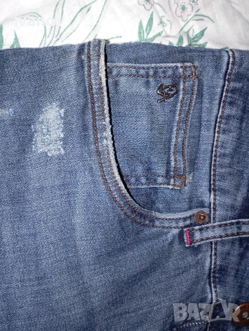 Emporio Armani Milano къси дънкови панталони , снимка 3 - Къси панталони - 55124419