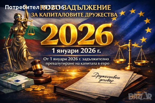 Превалутиране на капитала в евро – пълно правно съдействие, снимка 3 - Адвокатски услуги - 55672072