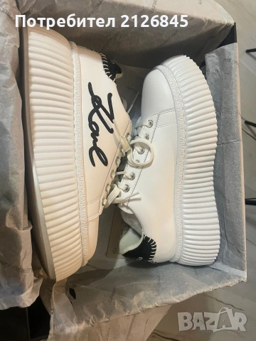 Сникърси Karl Lagerfeld, снимка 4 - Кецове - 54634130