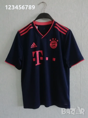 Bayern Munich Lewandowski Adidas оригинална тениска Байерн Мюнхен Левандовски фланелка екип , снимка 2 - Тениски - 50648613