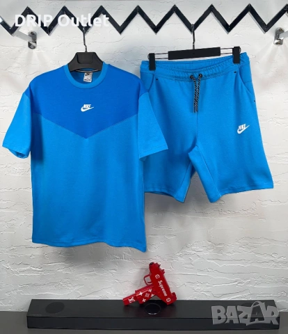 !НОВИ 7 ЦВЯТА! Мъжки Летни Екипи | Nike Tech Fleece |, снимка 7 - Спортни дрехи, екипи - 54178020