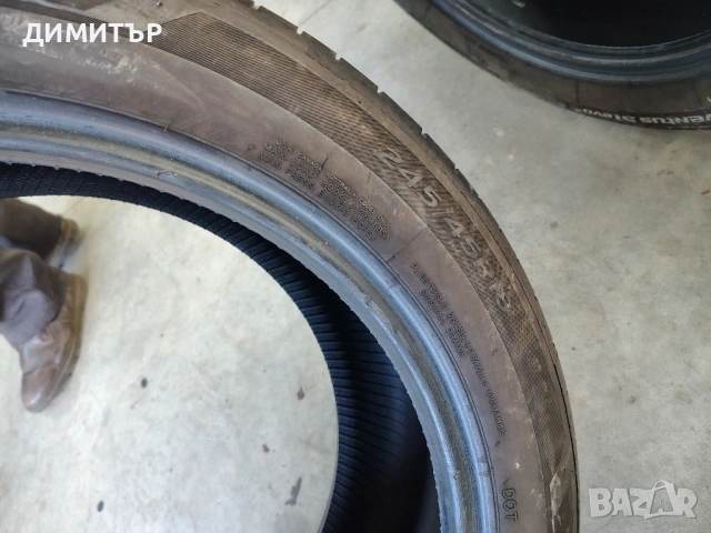 2бр.летни гуми HANKOOK 245 45 18 DOT25 цена за брой, снимка 5 - Гуми и джанти - 54082649