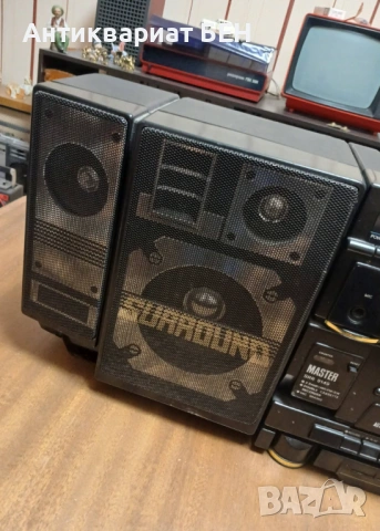 „МАСИВНА 90s SURROUND SOUND SYSTEM – MASTER SRR 9149“ 🔥, снимка 4 - Антикварни и старинни предмети - 54480703