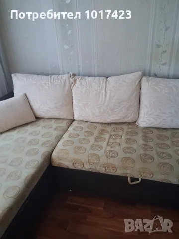 ъглов диван с еко кожа  промоция