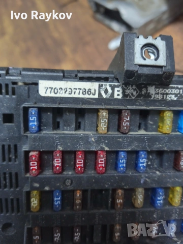 BSI module for Renault Megane Scenic 1.6, 7703297786j s103600301a , снимка 7 - Части - 54976349