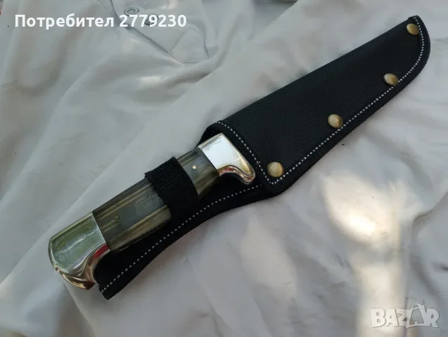 Нож Вихрен на "Петко Денев" с надпис Габрово , снимка 2 - Ножове - 55347366