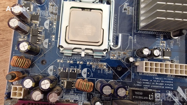 Рядко хибридно дъно ASRock 775Dual-880Pro – AGP + PCI-E / DDR1 + DDR2 / Сокет 775, снимка 7 - Дънни платки - 54496280