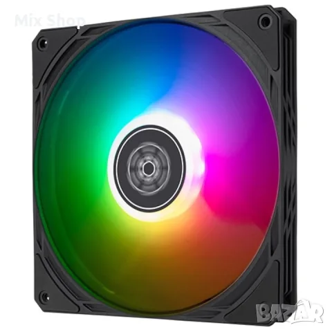 Нов Silverstone PC вентилатор 14см, черен, многоцветно осветление, 1 бр.
