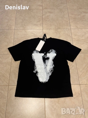 VLone тениски – 2 броя черни | Чисто нови, снимка 2 - Тениски - 54743756