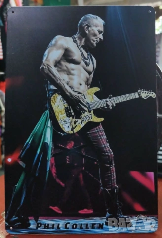Phil Collen-метална табела(плакет)