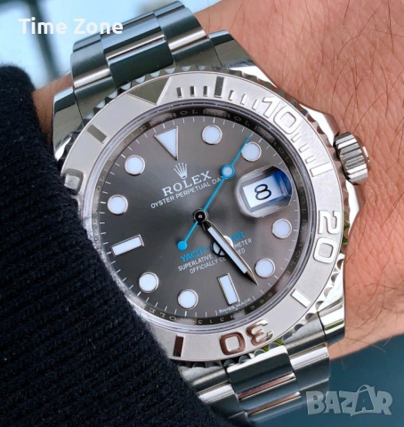 Rolex Yacht-Master 40mm Steel Dark Rhodium Dial Automatic Различни Варианти, снимка 11 - Мъжки - 54060821