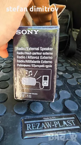 Sony SRF-18 portable radio , снимка 11 - Радиокасетофони, транзистори - 55679749