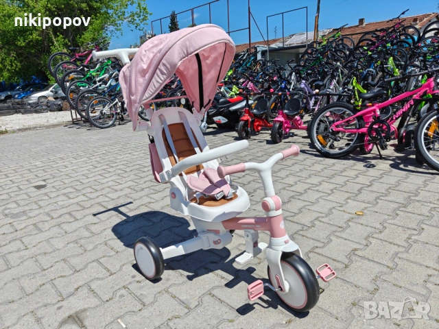 BYOX Детска триколка COMPACTO 4в1 розов, снимка 4 - Други - 54645910
