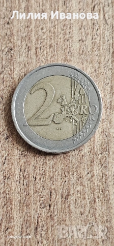 Монета от 2 евро ФРАНЦИЯ 2001 - Liberte Egalite Fraternite , снимка 6 - Нумизматика и бонистика - 54302296