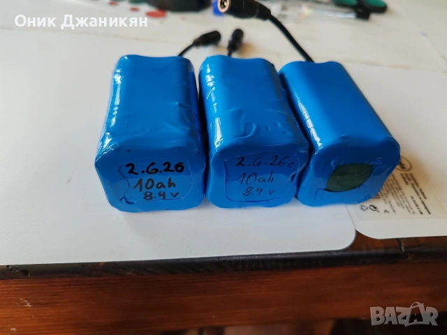 батерия за лодка 7.4 волта 10ah реален капацитет , снимка 3 - Такъми - 54756216