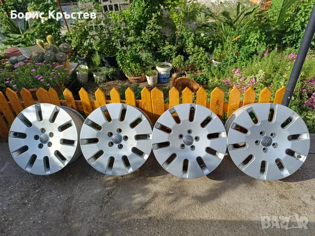 18ки ОЕ Audi 5x112mm, снимка 2 - Гуми и джанти - 55364059