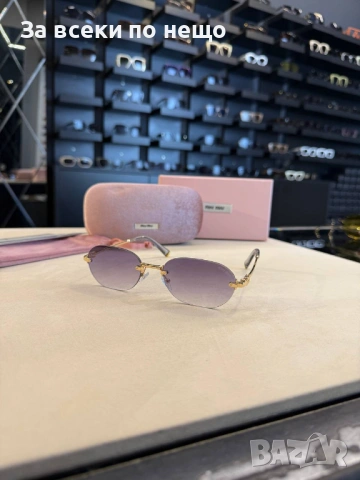 Miu Miu Слънчеви Очила С UV400 Защита С Подарък🎁Калъф И Кутия Миу Миу-Различни Цветове Код SK1722