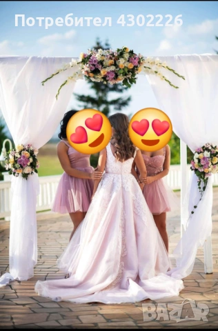 Сватбена рокля, снимка 3 - Сватбени рокли - 54057889