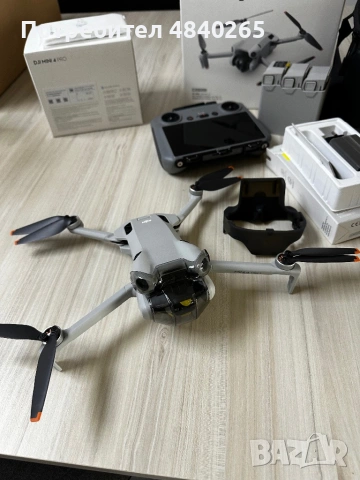 DJI Mini 4 Pro Fly More Combo + RC2 – Replacement от DJI / Отлично състояние, снимка 4 - Дронове и аксесоари - 54697656