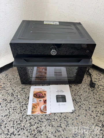 20 в 1 Мултифункционална Фурна с Горещ Въздух Cookwise 30L XXL Фритюрник с Горещ Въздух, 1800W!