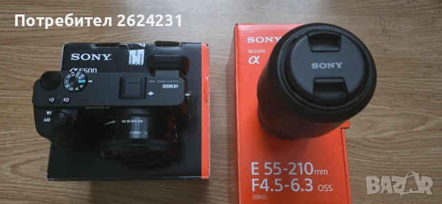 фотоапарат Sony Alpha 6600/обектив Sony E PZ 16-50mm F3.5-5.6 OSS + обектив Sony E 55-210mm F4.5-6.3, снимка 15 - Фотоапарати - 50224426
