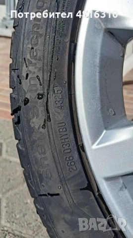 джанти с гуми 225 45 17 голф 7, снимка 2 - Гуми и джанти - 54699676