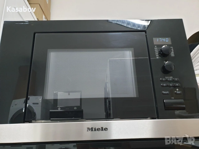 17L - 600мм - Miele M6032 Микровълнова Фурна с Грил за Вграждане, снимка 8 - Микровълнови - 54461357
