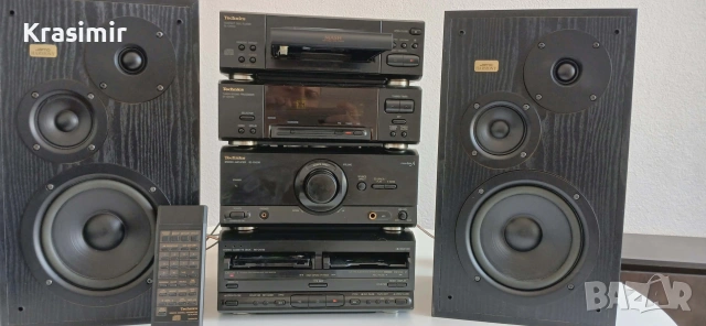 Technics Hi-Fi кула — 4 компонента + тонколони Jamo Harmony 20, снимка 2 - Ресийвъри, усилватели, смесителни пултове - 54987808