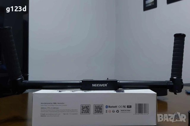 Гимбал FeiyuTech G6 Max + двуръчна ръкохватка Neewer, снимка 5 - Чанти, стативи, аксесоари - 54258463