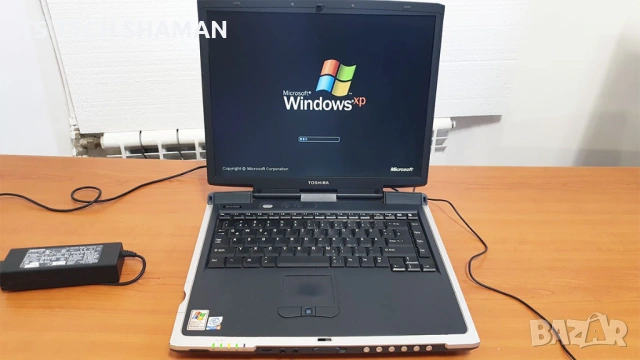 ⭐Продавам рядък марков ретро лаптоп TOSHIBA S2410 с Флопи и DVD⭐