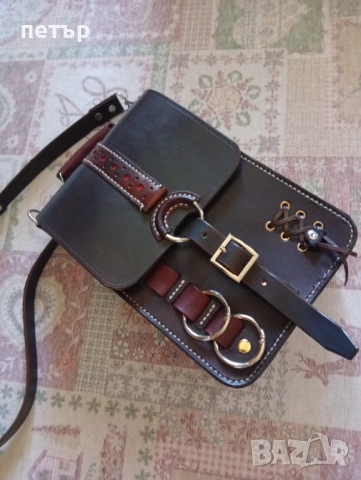 Мъжка чанта от естествена кожа