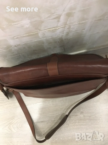 HARTMANN Unisex Винтидж чанта кожа, снимка 6 - Чанти - 54001382