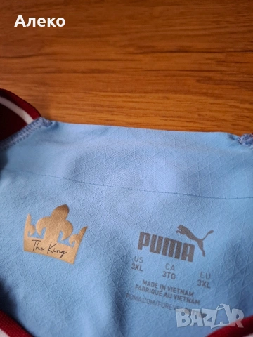 puma Manchester City футболна тениска 2XL размер. , снимка 12 - Футбол - 54482540