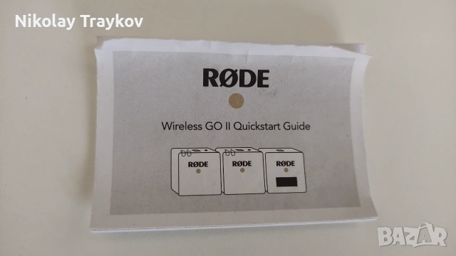 Микрофони Rode Wireless GO II, снимка 5 - Микрофони - 55074842