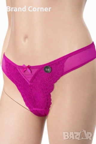 Hunkemöller дамско дантелено долнище, размер S, цвят фуксия, снимка 2 - Бельо - 54531290